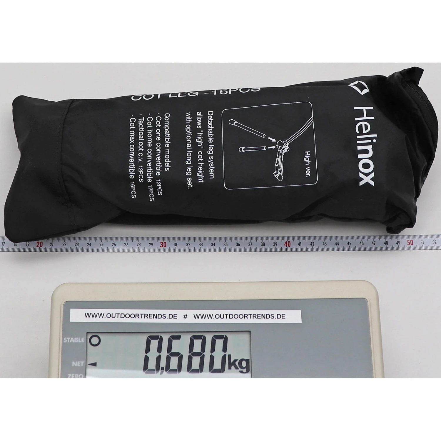 Helinox Cot Leg 16pcs - Erhöhung – Bild 3