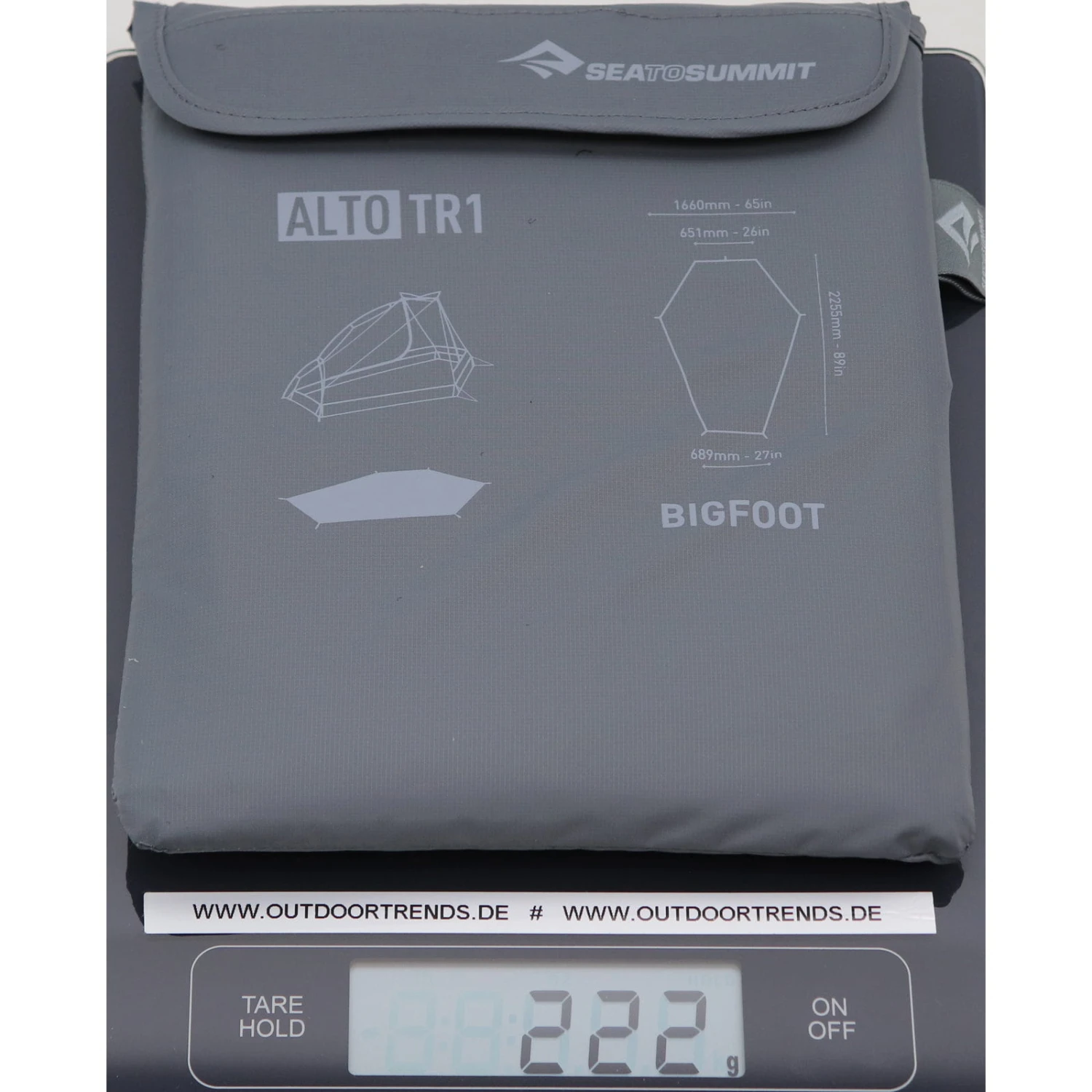 Sea To Summit Bigfoot Footprint Alto TR1 + Alto TR1 Plus - Zeltunterlage – Bild 2