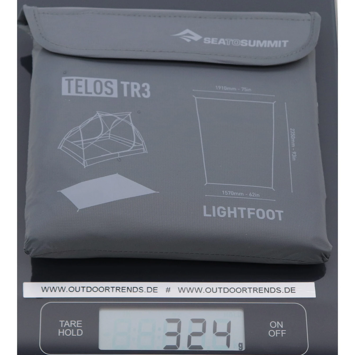 Sea To Summit Lightfoot Footprint Telos TR3 + Telos TR3 Plus - Zeltunterlage – Bild 2