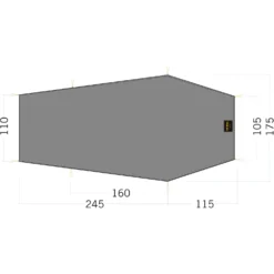 Tatonka Floor Sheet LT Gargia 3 - Zeltunterlage