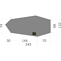 Tatonka Floor Sheet LT Kyrkja - Zeltunterlage