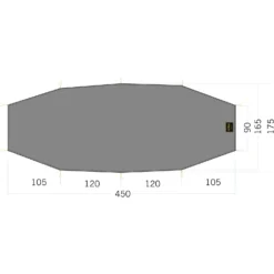 Tatonka Floor Sheet LT Rokua 3 - Zeltunterlage