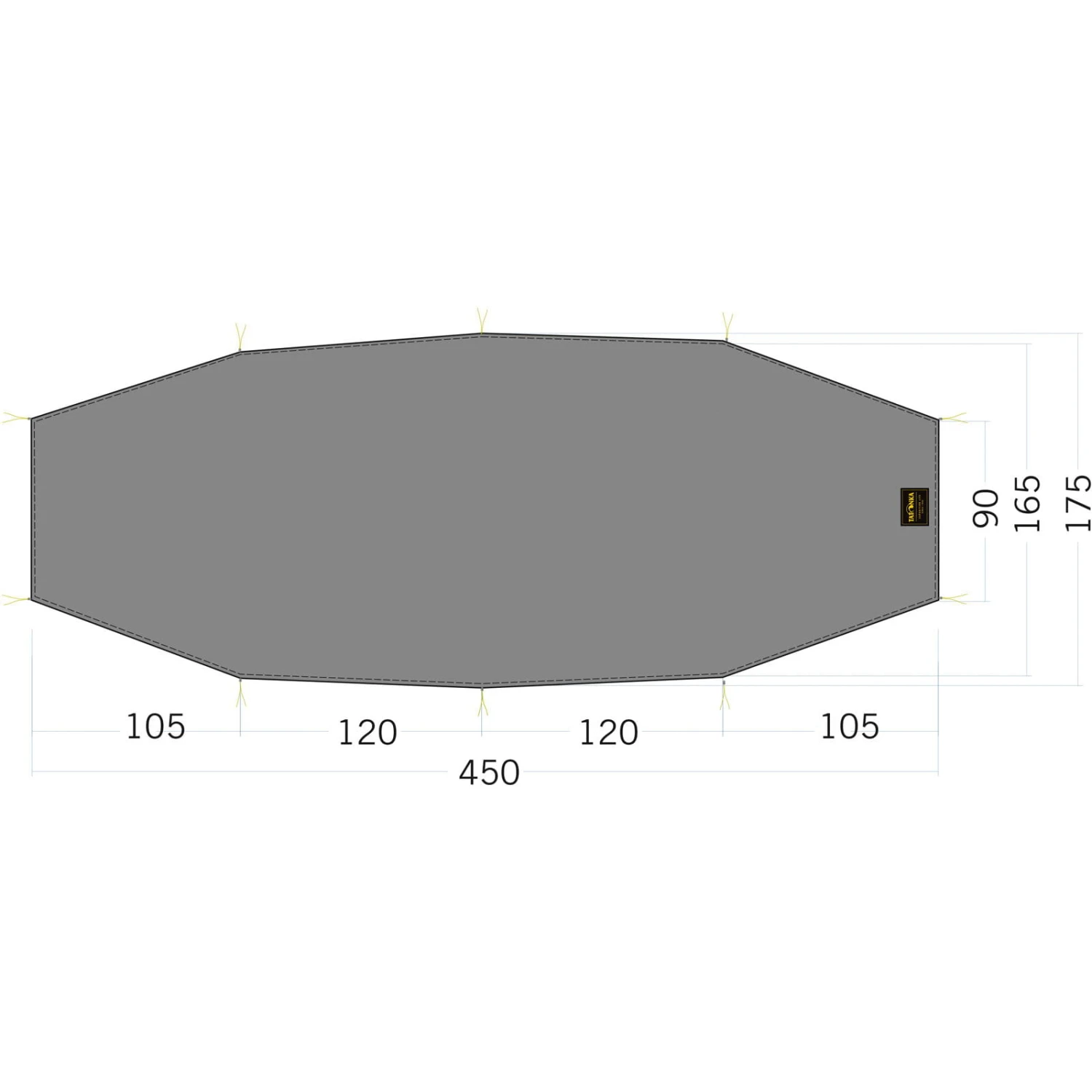 Tatonka Floor Sheet LT Rokua 3 - Zeltunterlage