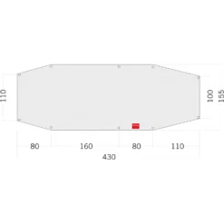 Tatonka Floor Sheet PE Alaska 2 - Zeltunterlage