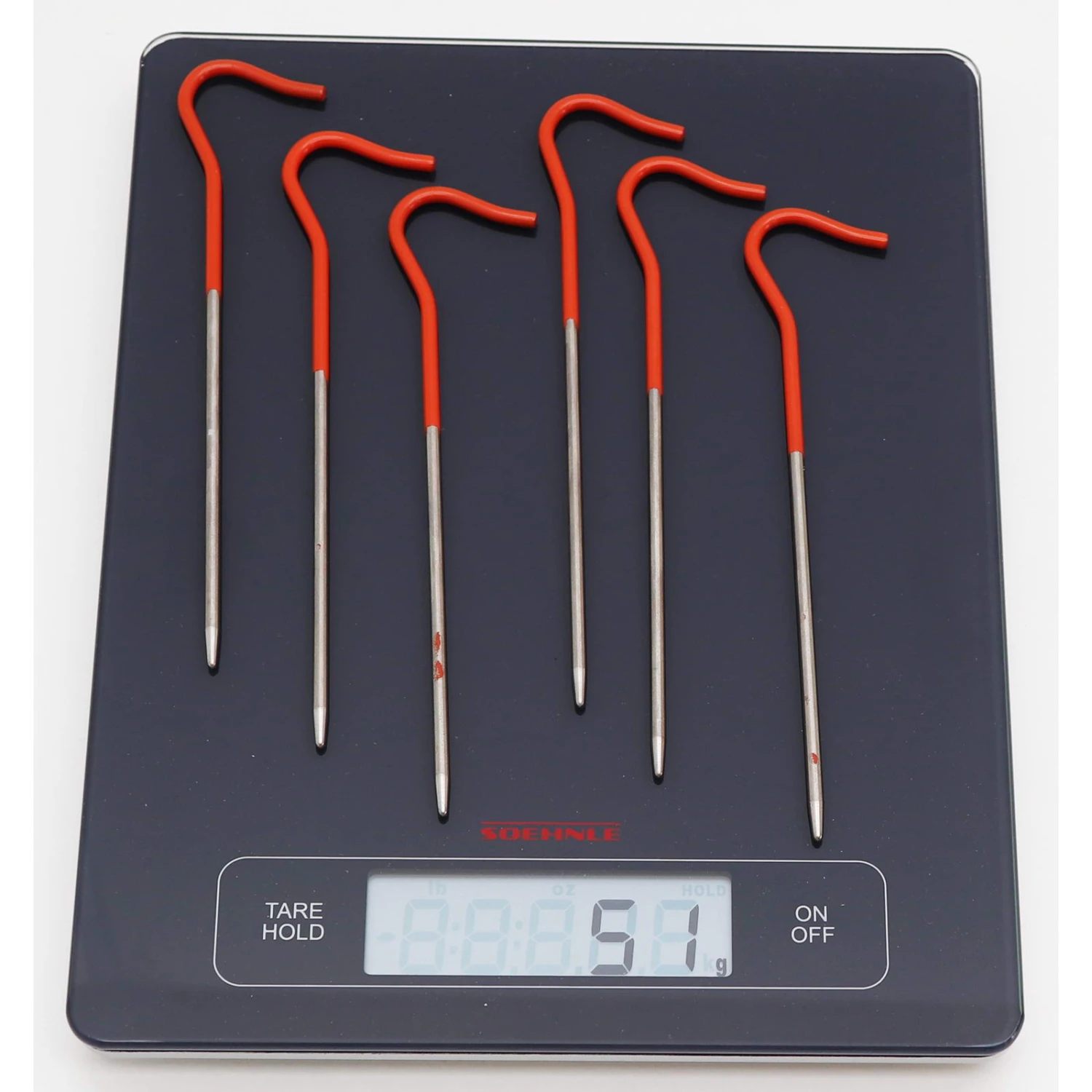 VARGO Titanium Tent Stake Fluorescent - Titanium Heringe – Bild 2